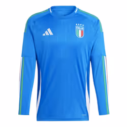 2024-2025 Italy Long Sleeve Home Shirt (CHIESA 14) - S