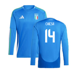 2024-2025 Italy Long Sleeve Home Shirt (CHIESA 14) - L
