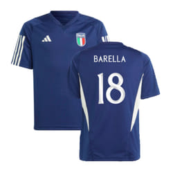 2023-2024 Italy Training Jersey (Dark Blue) - Kids (BARELLA 18) - LB