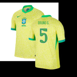 2024-2025 Brazil Home Shirt (Bruno G. 5) - XL
