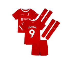 2023-2024 Liverpool Home Little Boys Mini Kit (Darwin 9) - LB