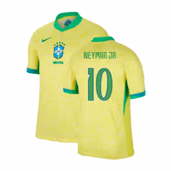 2024-2025 Brazil Home Shirt (Neymar JR 10) - XXL