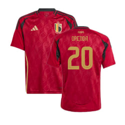 2024-2025 Belgium Home Shirt (Kids) (Openda 20) - MB