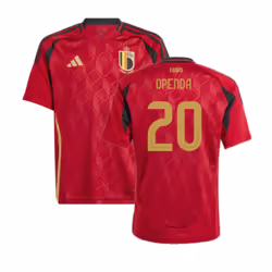 2024-2025 Belgium Home Shirt (Kids) (Openda 20) - XXL
