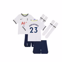 2022-2023 Tottenham Little Boys Home Mini Kit (Pedro Porro 23) - MB