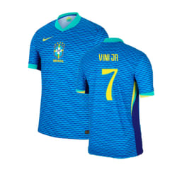 2024-2025 Brazil Away Dri-Fit ADV Match Shirt (Vini JR 7) - M