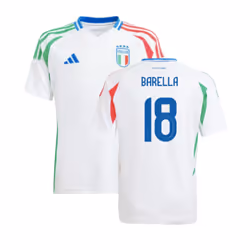 2024-2025 Italy Away Shirt (Kids) (BARELLA 18) - MB