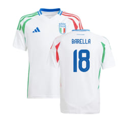 2024-2025 Italy Away Shirt (Kids) (BARELLA 18) - XLB
