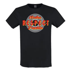 Amplified Unisex Adult Respect Aretha Franklin T-Shirt - XS, Black