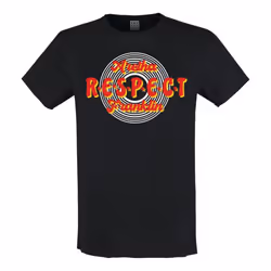 Amplified Unisex Adult Respect Aretha Franklin T-Shirt - S, Black