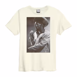 Amplified Unisex Adult Joe Wise Gregory Isaacs T-Shirt - XXL, Vintage White