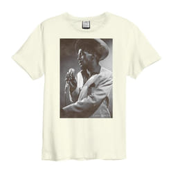 Amplified Unisex Adult Joe Wise Gregory Isaacs T-Shirt - XS, Vintage White