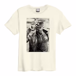 Amplified Unisex Adult Joe Wise Charles Alexander T-Shirt - XXL, Vintage White