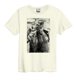 Amplified Unisex Adult Joe Wise Charles Alexander T-Shirt - XS, Vintage White