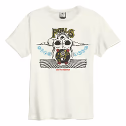Amplified Unisex Adult Go To Heaven Foal T-Shirt - M, Vintage White