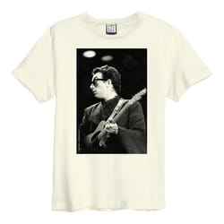 Amplified Unisex Adult Joe Wise Elvis Costello T-Shirt - XS, Vintage White