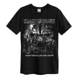 Amplified Unisex Adult Life Or Death Iron Maiden T-Shirt - XS, Black