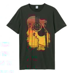 Amplified Unisex Adult Sunset T-Shirt - XS, Charcoal