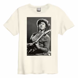 Amplified Unisex Adult Joe Wise Aswad T-Shirt - XS, Vintage White