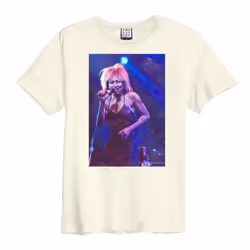 Amplified Unisex Adult Joe Wise Tina Turner T-Shirt - XS, Vintage White