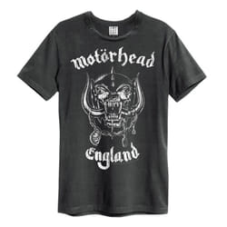 Amplified Unisex Adult England Motorhead T-Shirt - XS, Charcoal