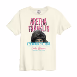 Amplified Unisex Adult Cobo Arena Aretha Franklin T-Shirt