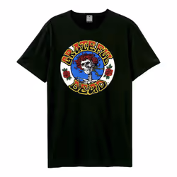 Amplified Unisex Adult Stealie Grateful Dead T-Shirt - XS, Black