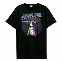 Amplified Unisex Adult Recorded Abduction T-Shirt - XS, Black