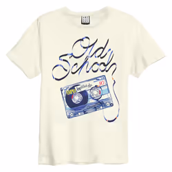 Amplified Unisex Adult Audio A T-Shirt - M, Vintage White