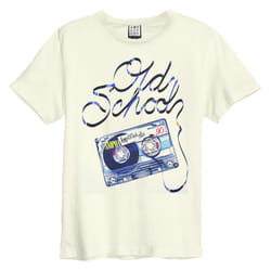 Amplified Unisex Adult Audio A T-Shirt - XS, Vintage White