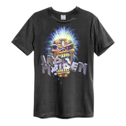 Amplified Unisex Adult Chomp Iron Maiden T-Shirt