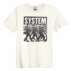 Amplified Unisex Adult Wind Up Systems Of A Down T-Shirt - XS, Vintage White