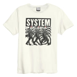 Amplified Unisex Adult Wind Up Systems Of A Down T-Shirt - XS, Vintage White