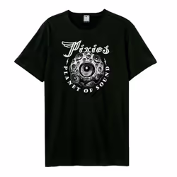 Amplified Unisex Adult Planet Of Sound Pixies T-Shirt - 2XL, Black