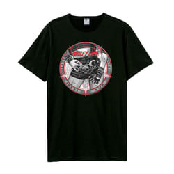 Amplified Unisex Adult Fish Nets Motley Crue T-Shirt - XS, Black