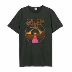 Amplified Unisex Adult Eye Of The Moon Queens Of The Stone Age T-Shirt - 3XL, Charcoal