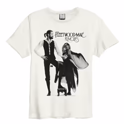 Amplified Unisex Adult Rumours Fleetwood Mac T-Shirt - XS, Vintage White