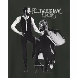 Amplified Unisex Adult Rumours Fleetwood Mac T-Shirt - XL, Charcoal