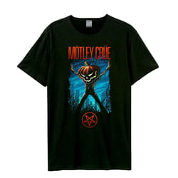 Amplified Unisex Adult Pumpkin Head Motley Crue T-Shirt - XL, Black
