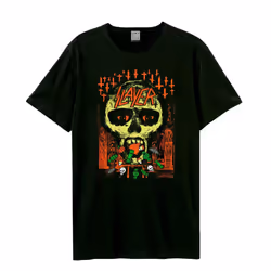 Amplified Unisex Adult Trick Or Treat Slayer T-Shirt - XS, Black
