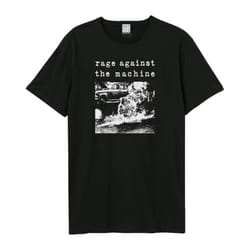 Amplified Unisex Adult Monk Fire Rage Against the Machine T-Shirt - XS, Black