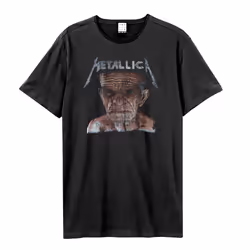 Amplified Unisex Adult Neverland Metallica T-Shirt - S, Charcoal