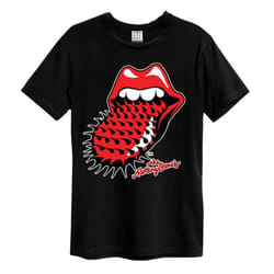 Amplified Unisex Adult 94/95 The Rolling Stones T-Shirt - XS, Black