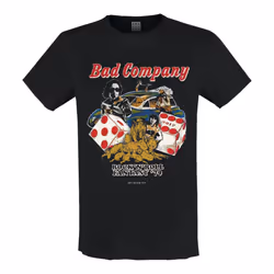 Amplified Unisex Adult Rock N Roll Fantasy Bad Company T-Shirt - XS, Black