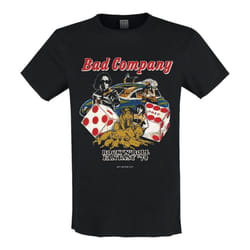 Amplified Unisex Adult Rock N Roll Fantasy Bad Company T-Shirt - XS, Black