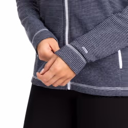 Trespass Womens/Ladies Rootless Stripe Marl AT200 Fleece Jacket - XL, Navy