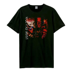 Amplified Unisex Adult Painted Faces Systems Of A Down T-Shirt - XS, Black