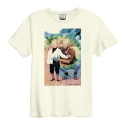 Amplified Unisex Adult Joe Wise Eavis Family T-Shirt - XS, Vintage White