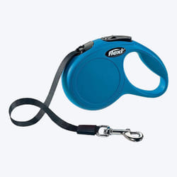 Flexi New Classic Retractable Dog Cord - 5m, Blue