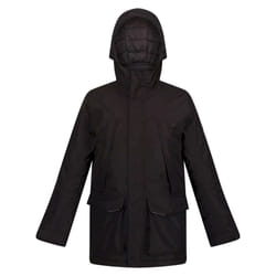 Regatta Childrens/Kids Paddrick Waterproof Parka - 7-8 Years, Black